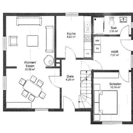 Nyaraló Haus Am Jaardenhug In Fuer 7 Pers *